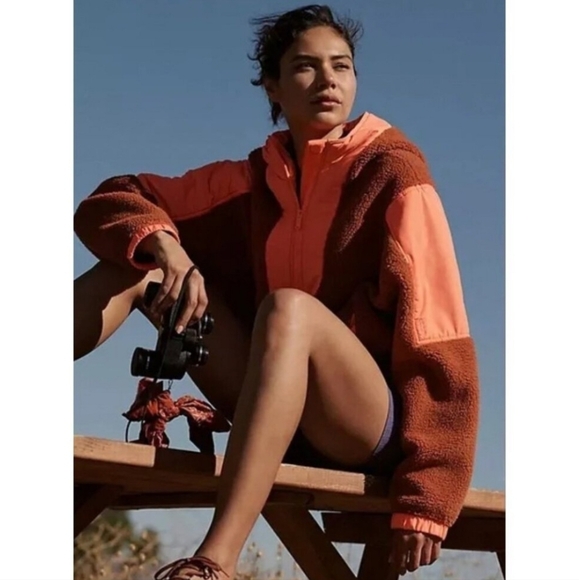 NWT Free People Movement Lead The Pack Pullover Fleece Jacket. - Picture 4 of 7